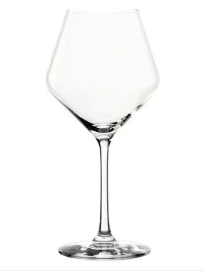 Pair of STOLZLE Burgandy Wine Glasses